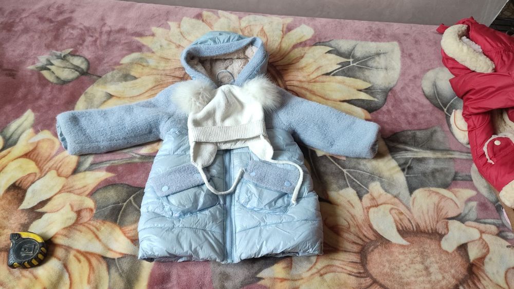 Тепла зимова куртка для дівчат віком 4-6 років