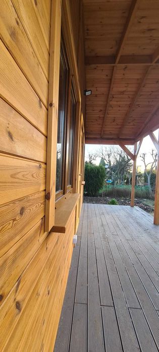 Dom szkieletowy prefabrykowany usł. stolarskie CNC place zabaw altany