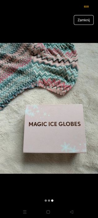 Kule do masażu twarzy lodowe ice nowe