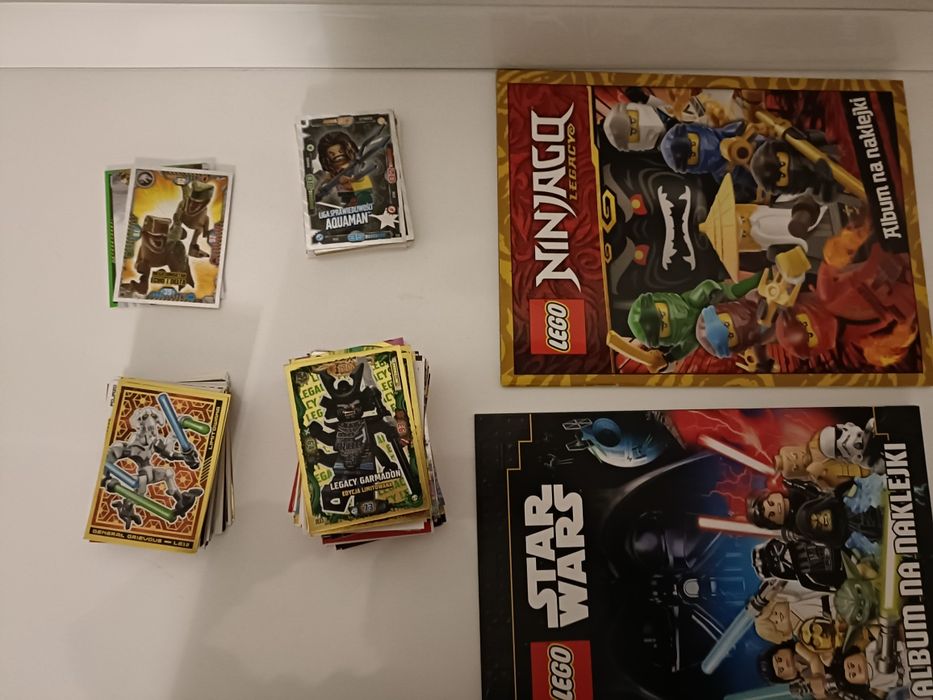 Karty lego ninjago star wars jurassic world DC