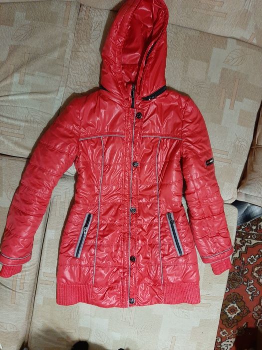 Зимняя длинная курточка 44 р