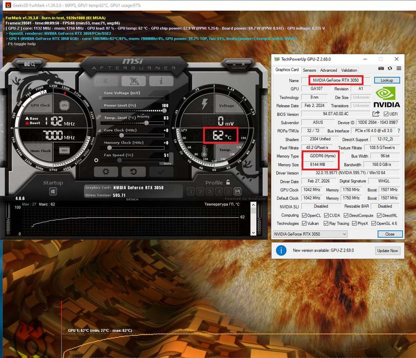 Ігровий ПК Ryzen 5 5500 RTX 3050 6GB 6|12 ядер 16 DDR4 AM4 Mini itx ПК компактних Розмірів