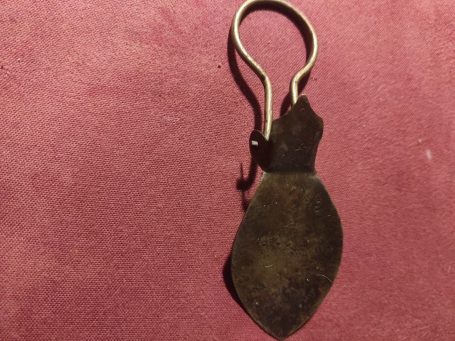 Calçadeira de cobre ou latão