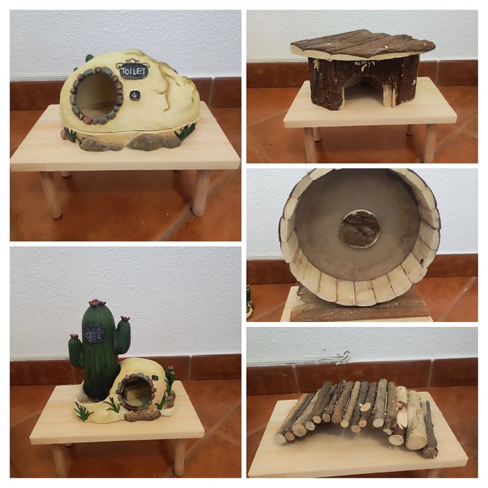 Acessórios para habitat de hamster