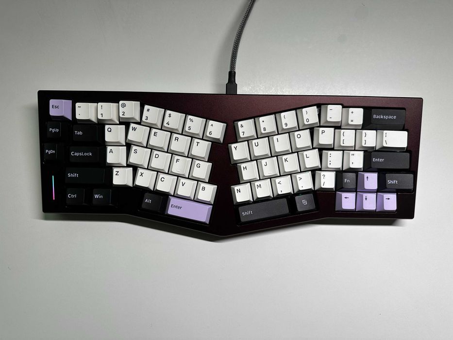 Teclado Mecânico Weikav Record Alumínio HotSwap Custom RGB VIA