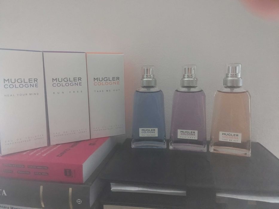 mugler cologne - take me out run free heal your mind
