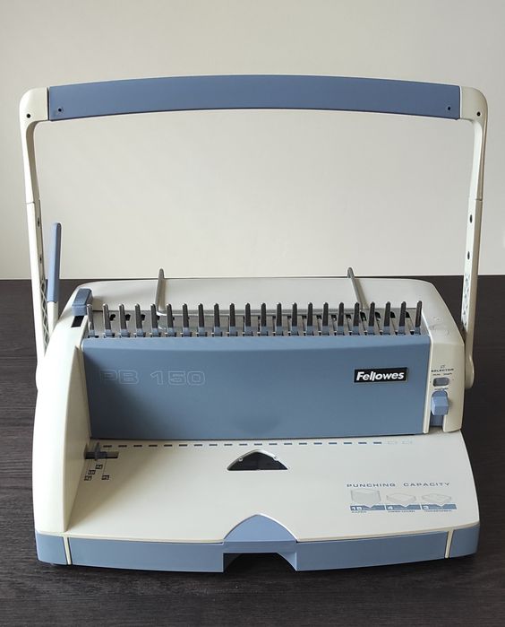Máquina de encadernação/perfuração Fellowes PB 150 manual