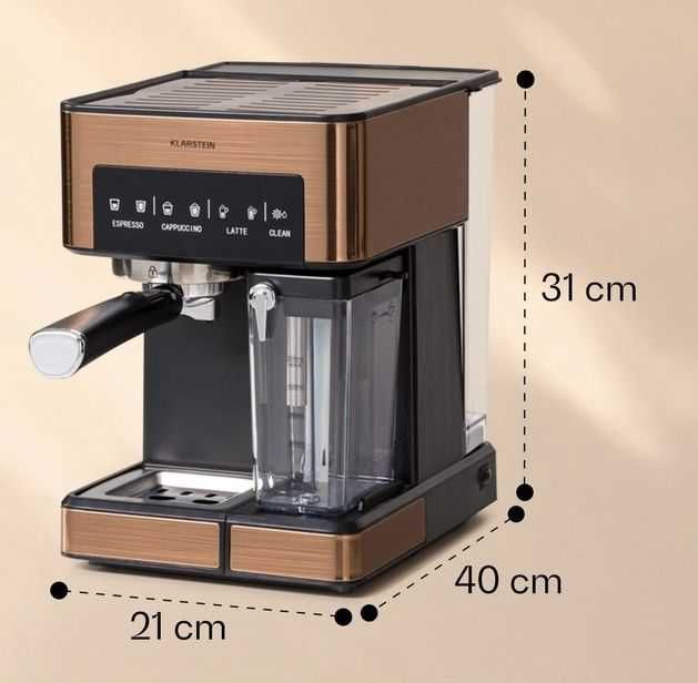 Кавоварка (кавомашина) klarstein arabica comfort