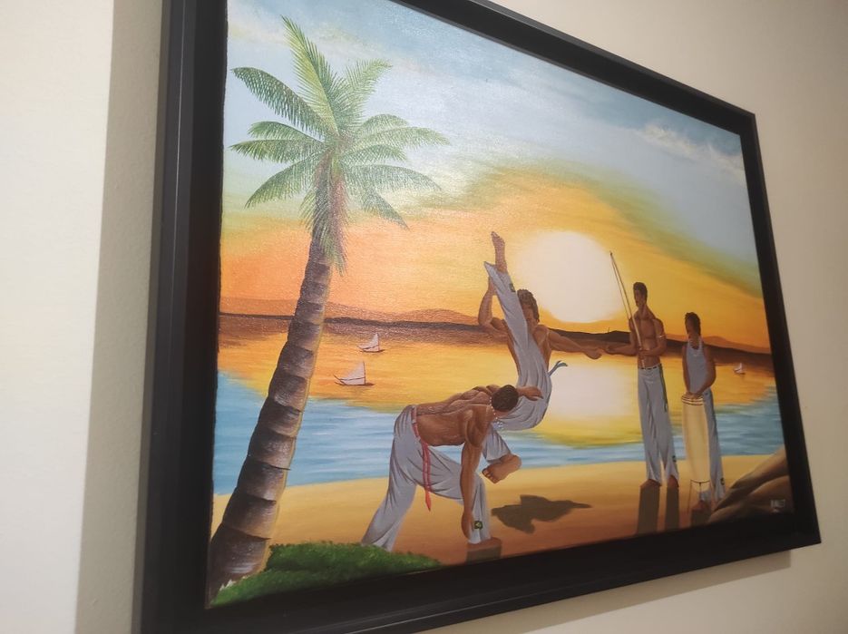 Quadro capoeira Brasil