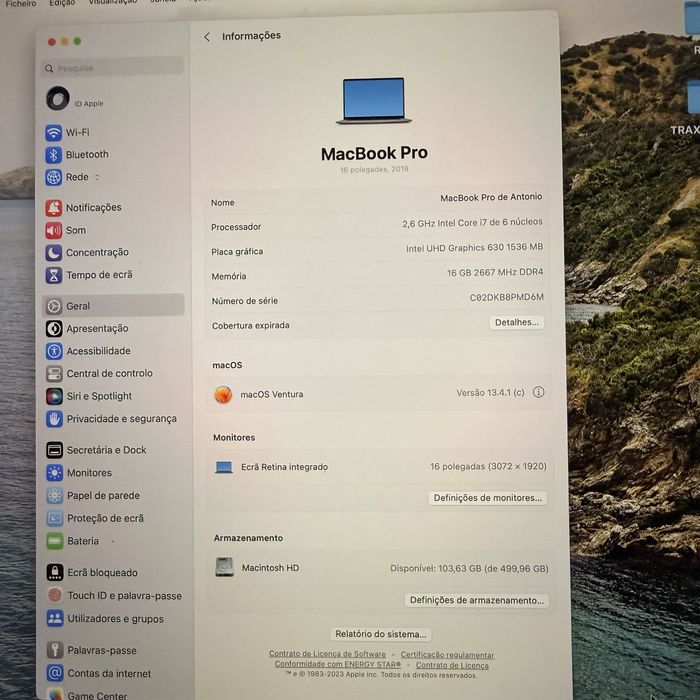 MacBook Pro (16 polegadas, 2019)