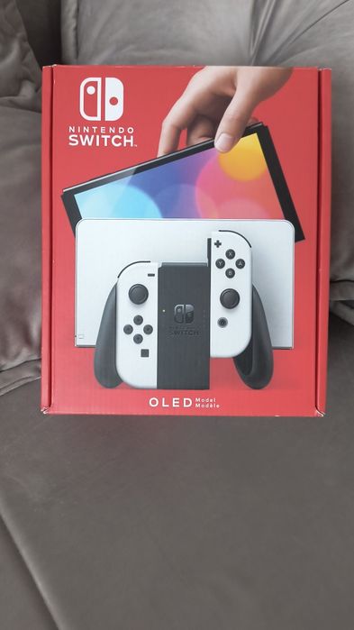 Nintendo switch OLED 64+64gb памяті, стан як новий. Повний комплект, з додатковими аксесуарами