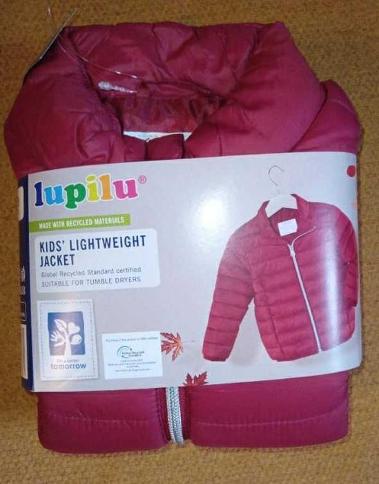 Kurtka  116 NOWA dla dziewczynki Lupilu wiosenna na wiosnę