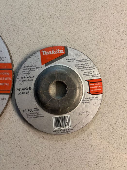 Tarcze szlifierskie do metali