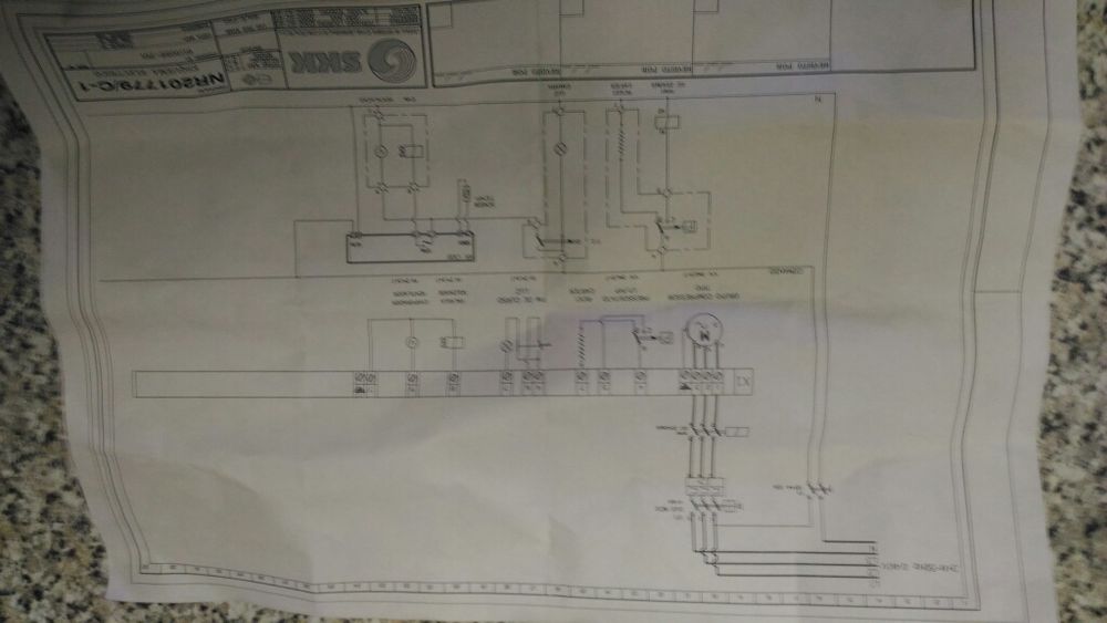 Quadro de controle de arca frigorífica industrial