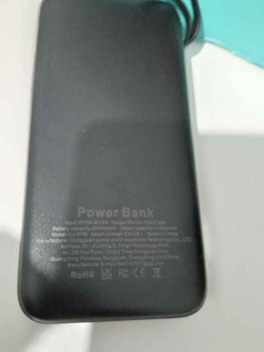 Powerbank 20000 mAh nova
