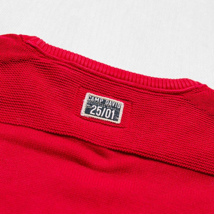 Camp David sweter z nadrukami XL