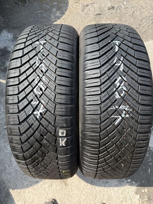 Opony wielosezonowe 215/55/18 Continental 2szt 7,2mm 25r