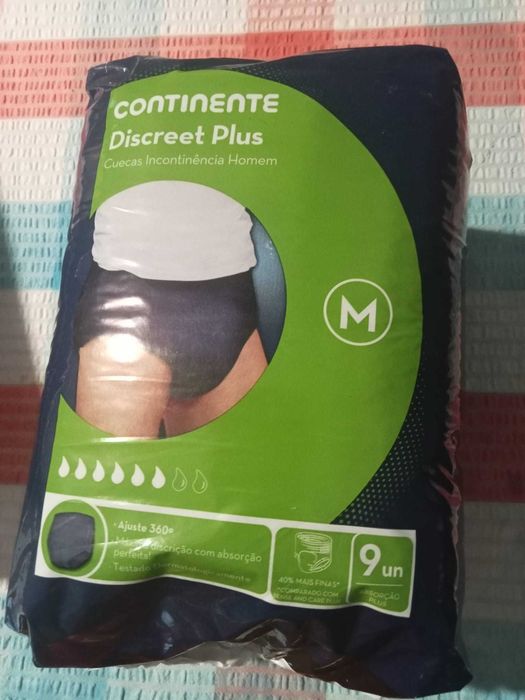 Fraldas- cuecas incontinência homem
