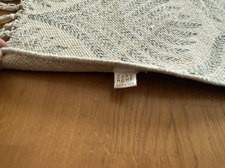 Tapete zara home creme e verde