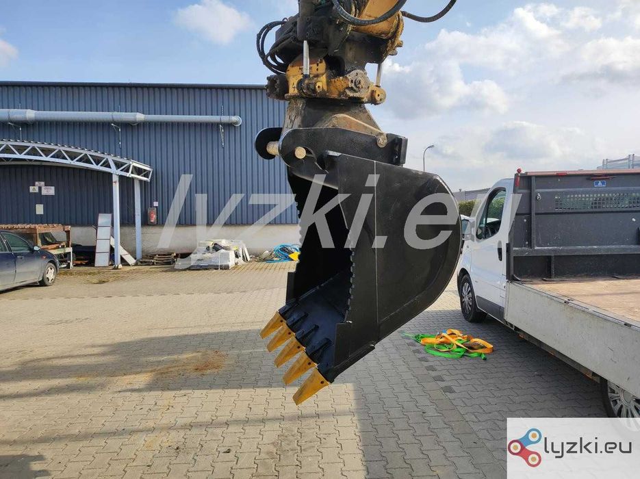 Łyżka 60cm Koparka Dowolne mocowanie 500kg Lemiesz Hardox Zęby CAT