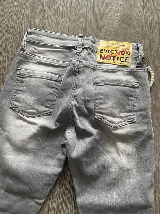 Dsquared spodnie jeansowe przecena