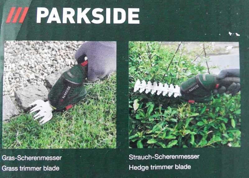 Nożyce do trawy i krzewów Parkside Akumulatorowe