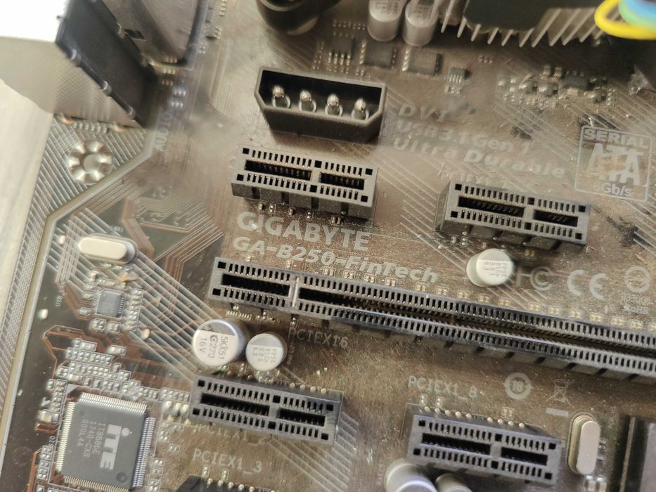 Комплект цп плата озу Gigabyte GA-B250-FinTech s1151 Intel B250 PCI-Ex
