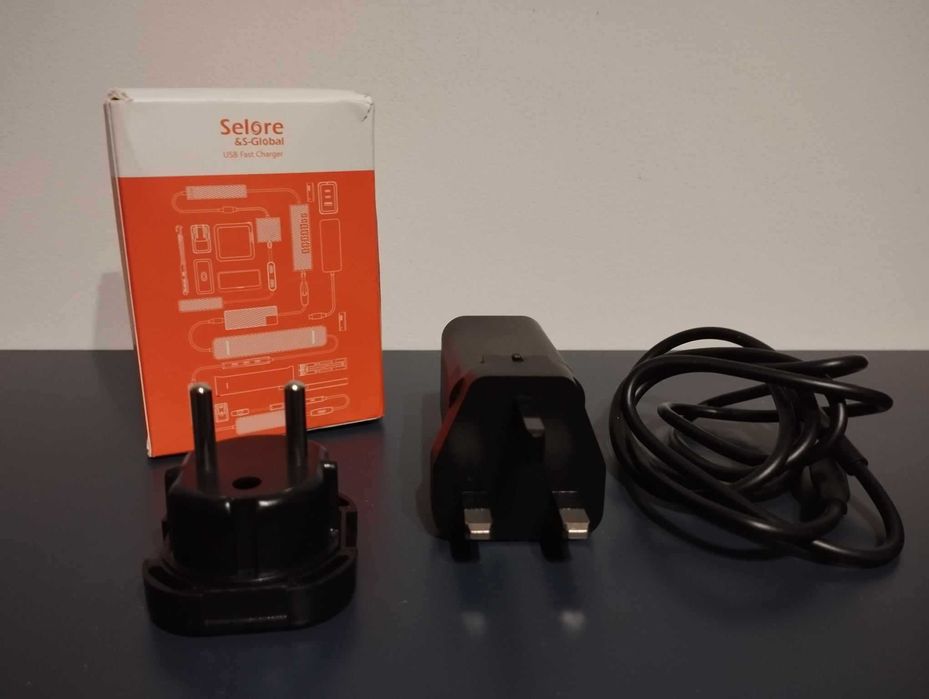 Ładowarka USB C 65W szybka 3-portowa z kablem ładującym