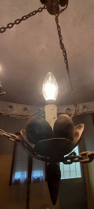 Abajour/Candeeiro Senhorial de teto. (antiguidades)