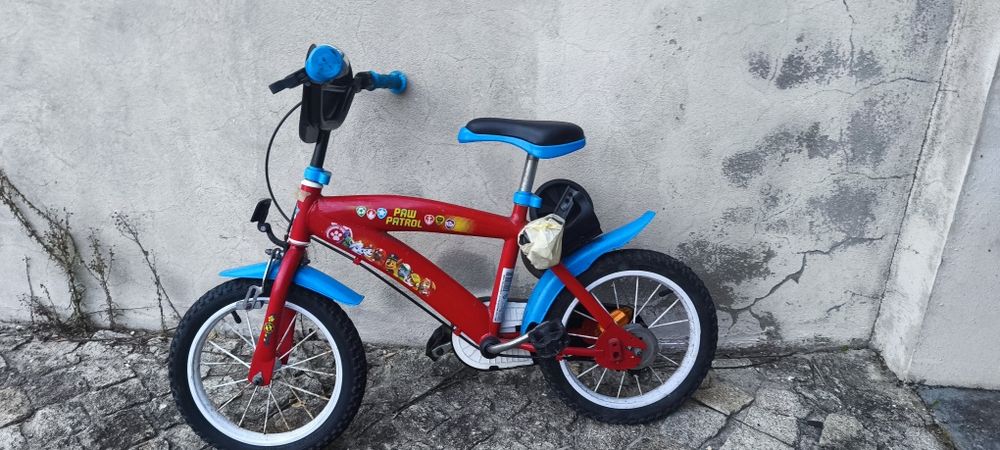 Bicicleta criança Patrulha Pata