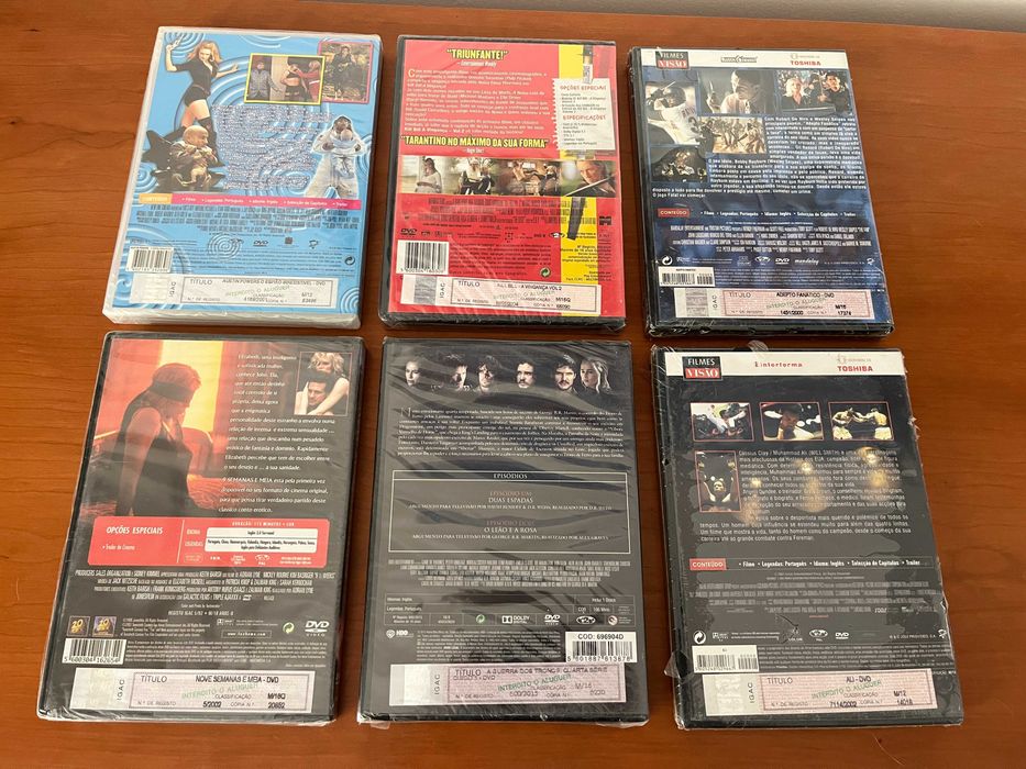 DVDs Novos e Selados - Vários Filmes Originais