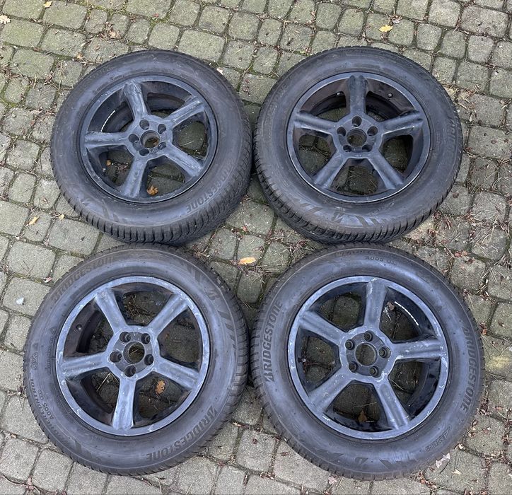 Koła opony całoroczne bridgestone felgi aluminiowe subaru 5x100 7J 16”