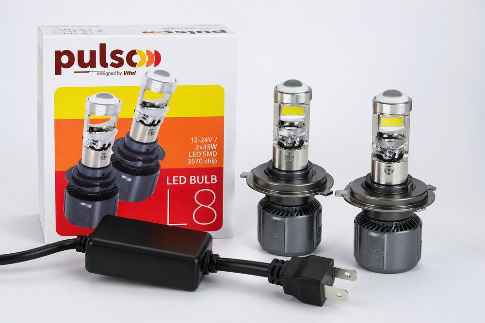 Led лампи H-4,12/24v,55w/10800Lm/6500K