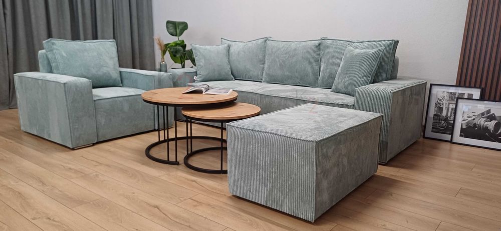 Sofa FABIO ,kanapa od producenta, rozkładana, USB pojemnik + GRATIS,