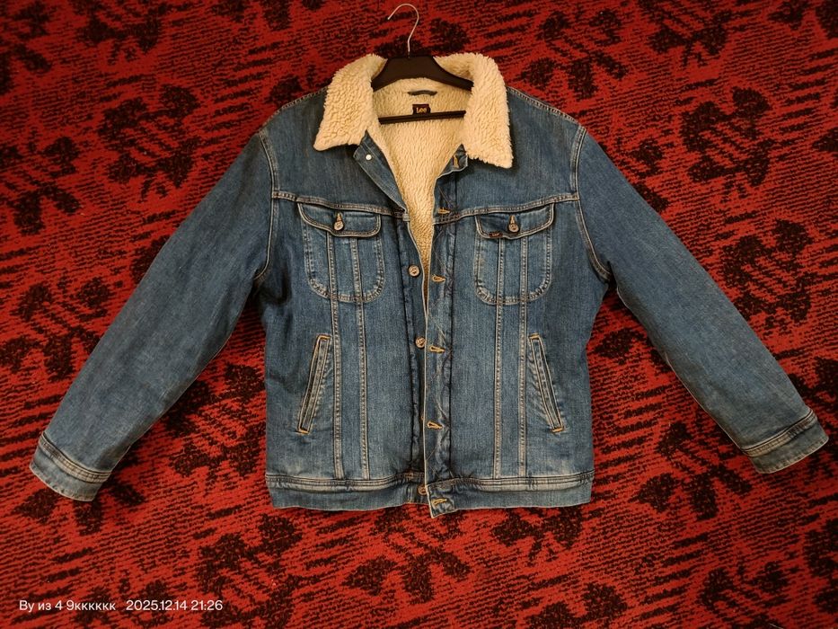Шерпа джинсовая куртка Lee
