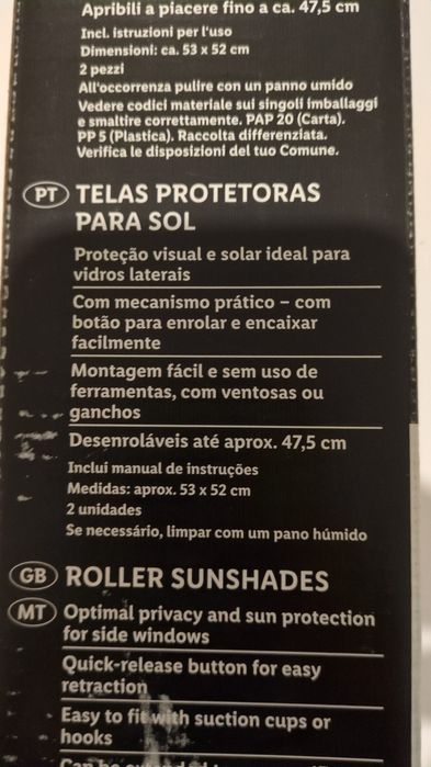 Cortinas para carro