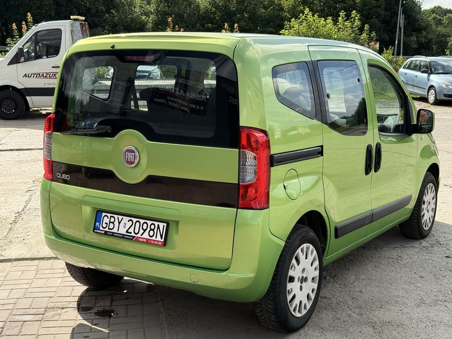 Fiat Qubo 1.4 B 87 KM 2008 R 153 TYŚ KM KLIMA Sprowadzony ZAREJESTROWANY Gwarancja