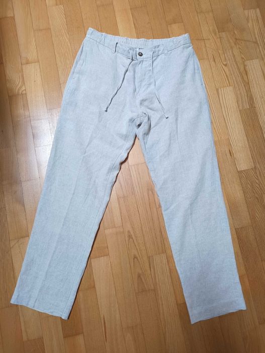 Spodnie męskie lniane  SELECTED/HOMME rozmiar XL