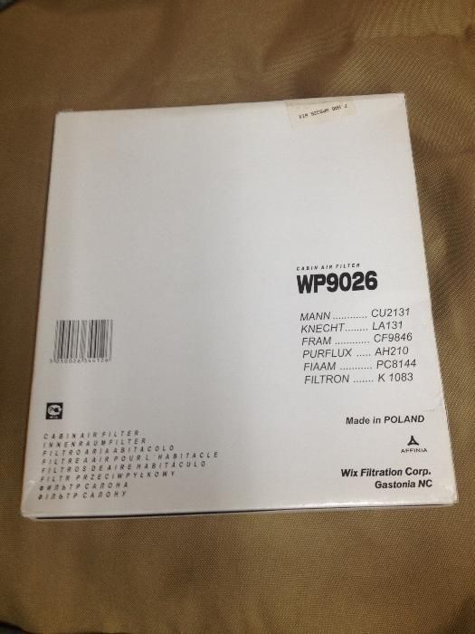 Filtro WIX wp9026