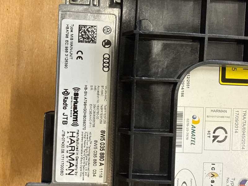 Приборная панель комплект cockpit мультимедия Audi A5 / A4 B9 mmi