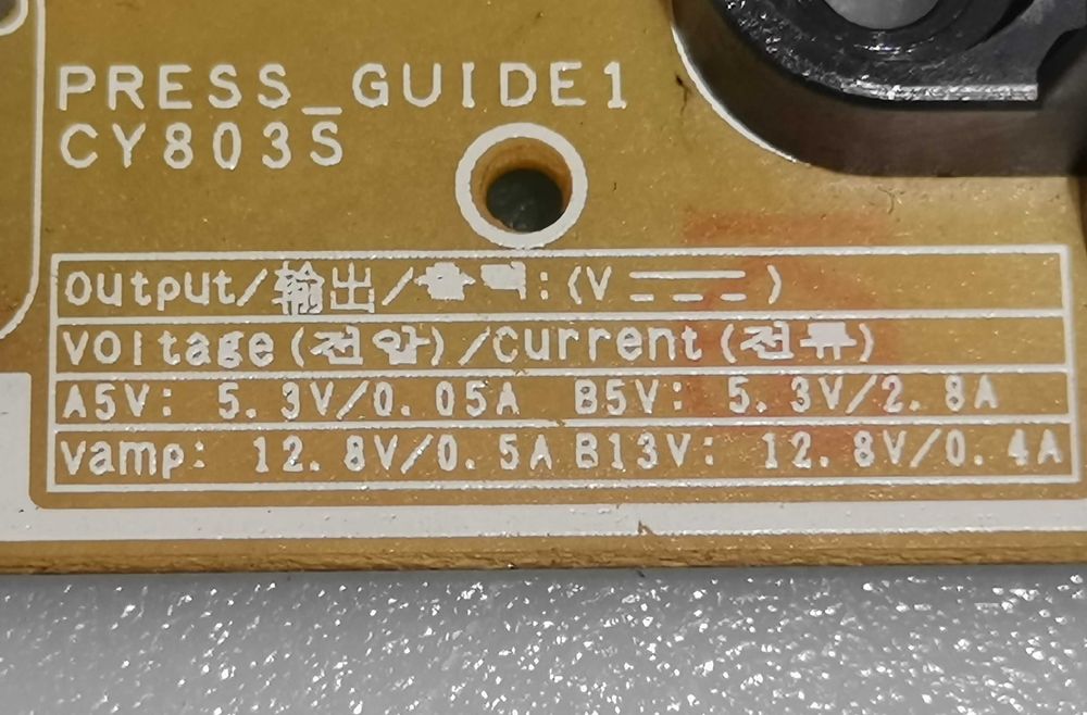 Samsung PD23AOQ BN44- 0 0 5 0 5 A Power Supply64550624181891124