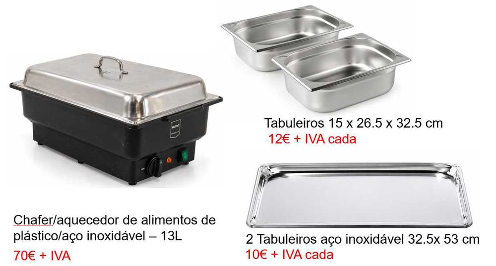 Mobiliário e equipamento inox