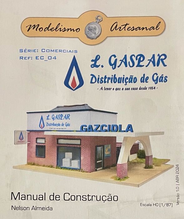 Maquete Modelismo Artesanal - Gazcidla, anos '70