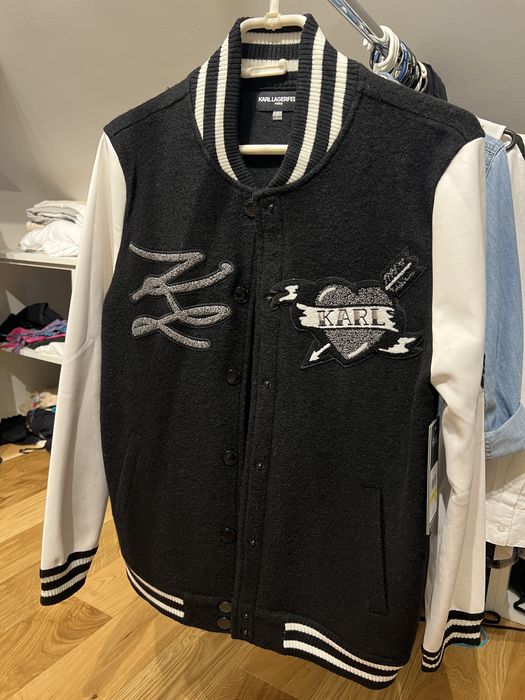 Kurtka karl lagerfeld oryginal nowa z metką skórzana