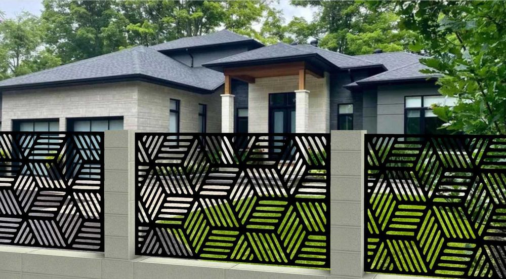 Ogrodzenie panel brama balustrada przęsło wypełnienie ozdobne wzór CNC