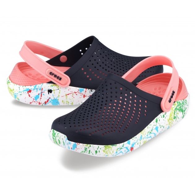 Кольорові крокси crocs literide клякс кроксы цветная подошва