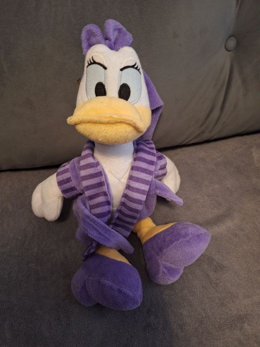 Maskotka Daisy w szlafroku