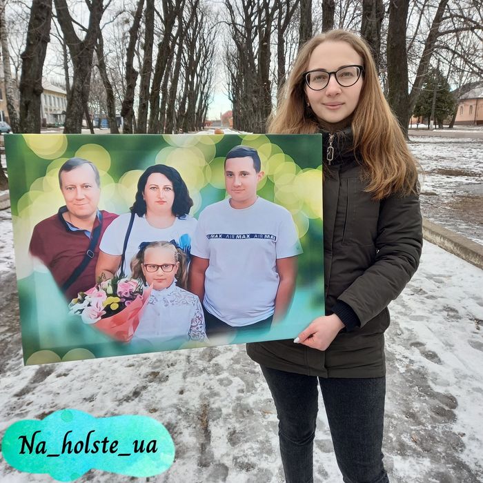 Друк фото на полотні, холсте. Натуральний холст. Печать картин. Друк