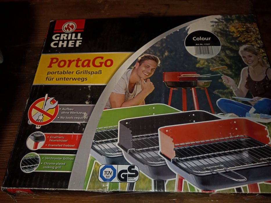 Nowy Grill Landman Chef portable Barbacure węglowy