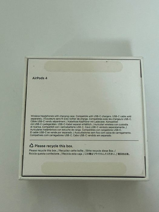 Airpods 4 com caixa como novos